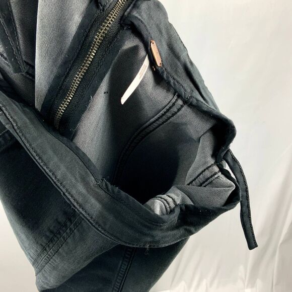 Free People Stretchy Denim Modern Femme Mini in Black Wash Size 2 - Picture 10 of 10